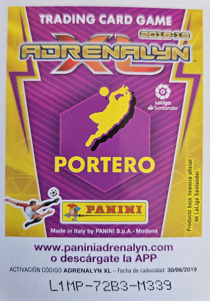 Pau López - Guantes de oro - Adrenalyn XL LaLiga 18/19