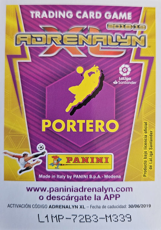 Pau López - Guantes de oro - Adrenalyn XL LaLiga 18/19