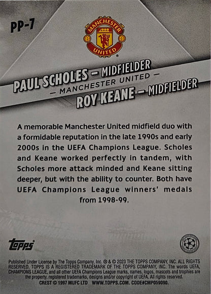 Paul Scholes y Roy Keane - Premium Partnerships - UEFA Club Competitions 22/23
