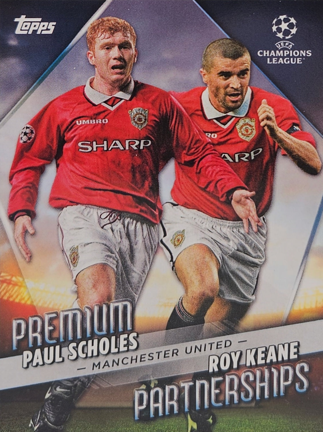 Paul Scholes y Roy Keane - Premium Partnerships - UEFA Club Competitions 22/23