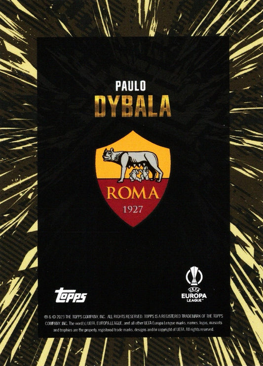 Paulo Dybala - Gold - Topps Gold UEFA Club Competitions 23/24