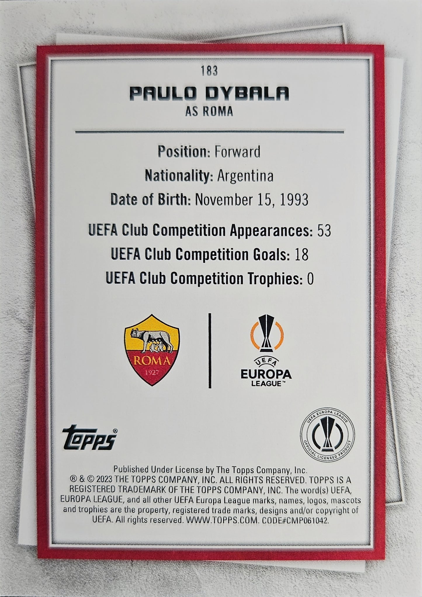 Paulo Dybala - Common - SuperStars UEFA Club Competitions 22/23