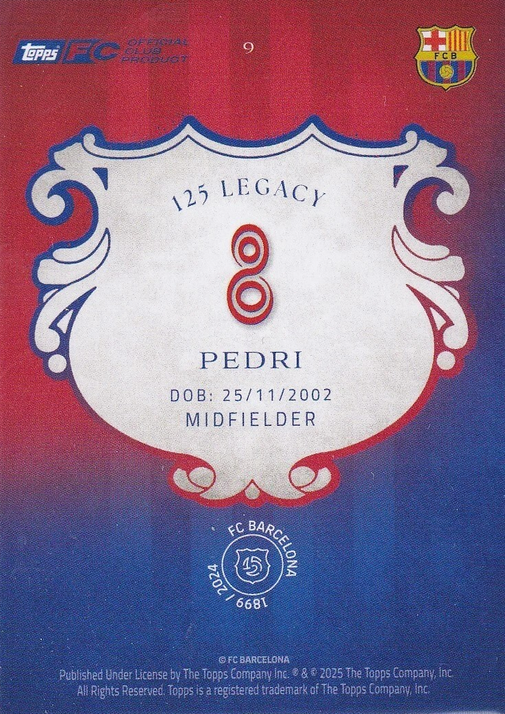 Pedri - 125 aniversario Barcelona