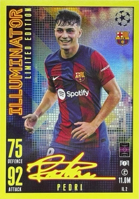 Pedri - Illuminator - Match Attax Extra UEFA Club Competitions 23/24
