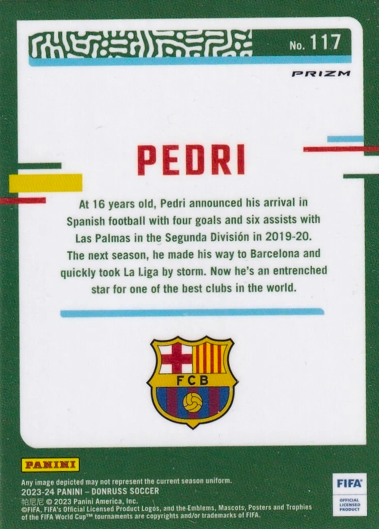 Pedri - Optic - Donruss Soccer 23/24