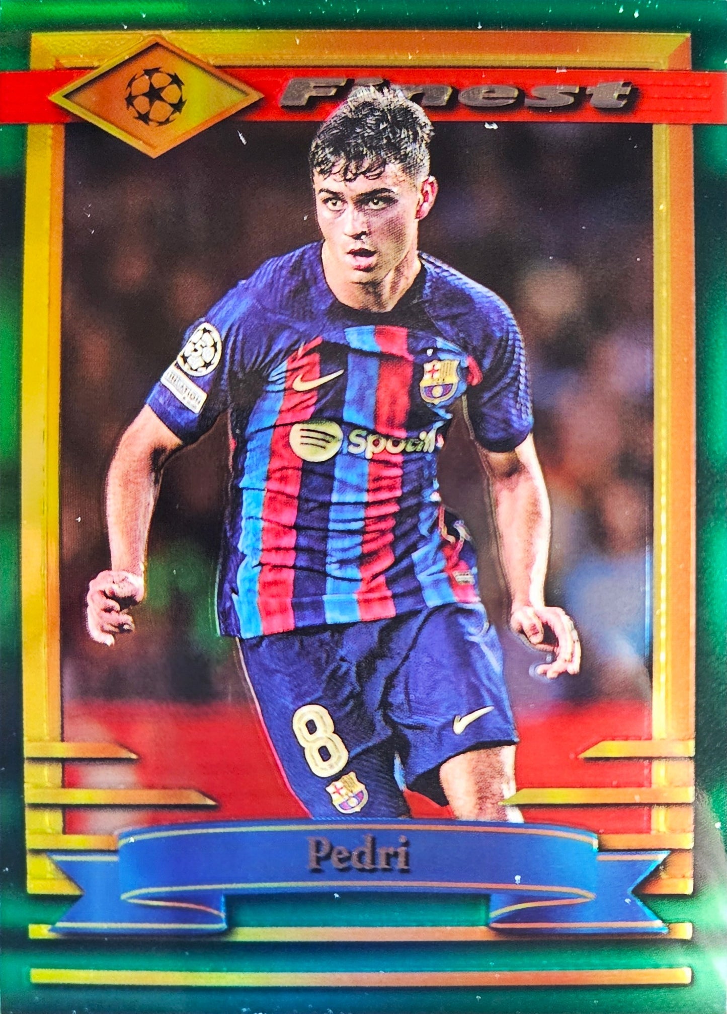 Pedri - Topps Finest Flashbacks UEFA Club Competitions 22/23