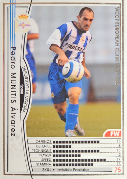 Pedro Munitis - European Clubs - WCCF 04/05