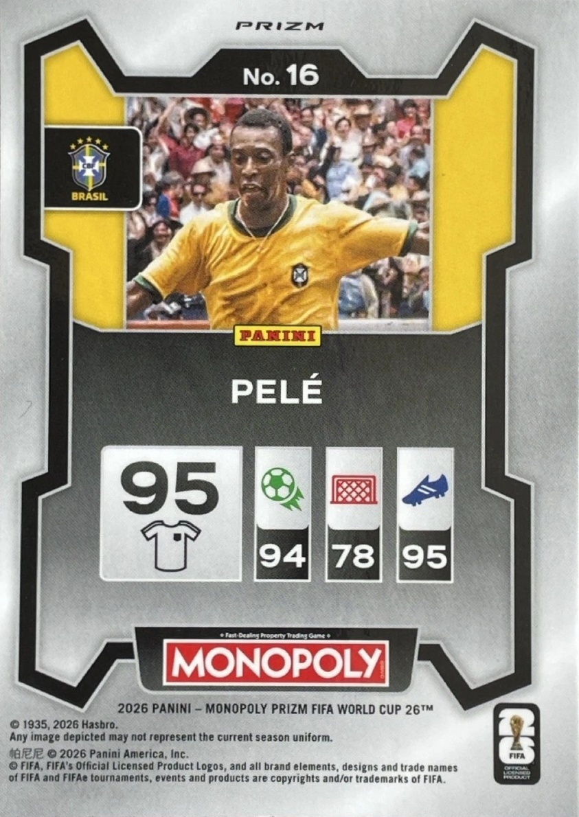Pelé - Red - Monopoly Prizm FIFA World Cup 26