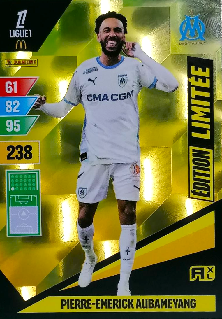 Pierre-Emerick Aubameyang - Edición Limitada - Adrenalyn XL Ligue 1 24/25