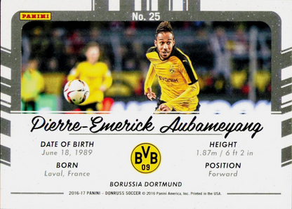 Pierre-Emerick Aubameyang - Picture Perfect - Donruss Soccer 16/17