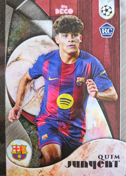 Quim Junyent (RC) - Prodigy - Topps Deco UEFA Club Competitions 25/26
