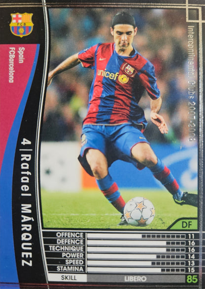 Rafa Márquez - Intercontinental Clubs - WCCF 07/08
