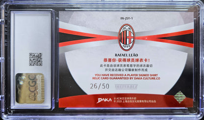 Rafael Leão /50 - CGC 8 - Parche Ineffable - Daka AC Milan 24/25