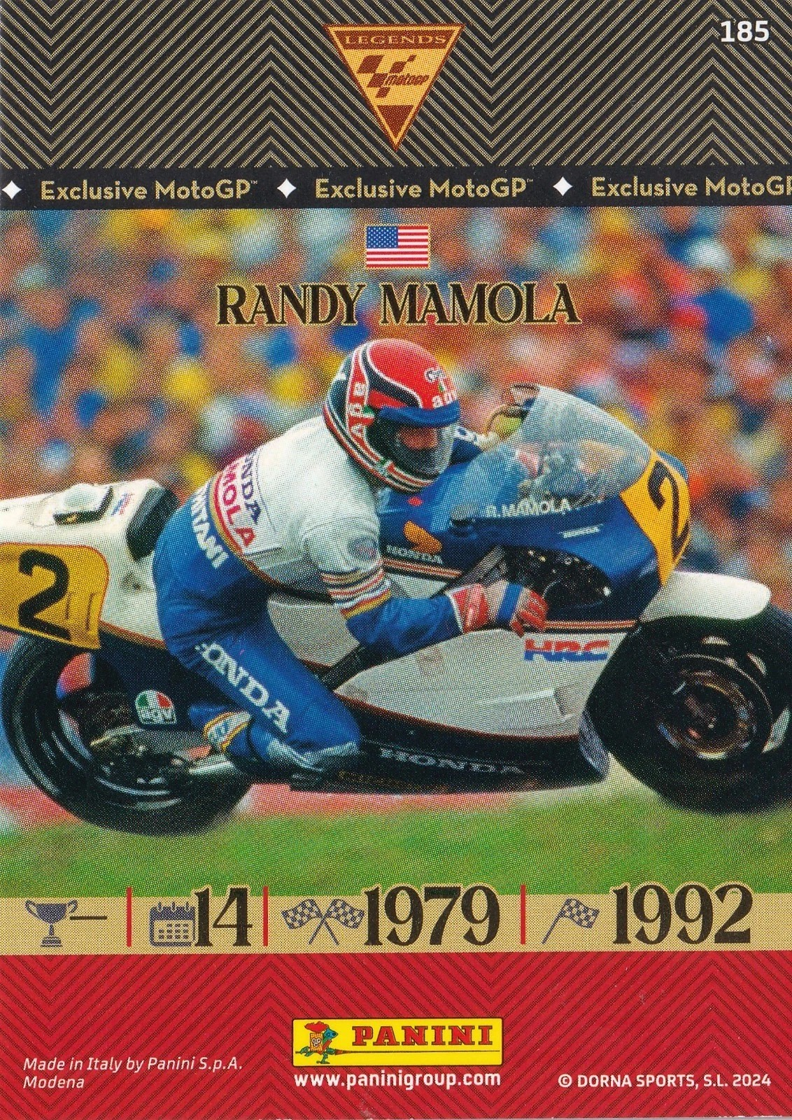 Randy Mamola - Legends - MotoGP 2024 75th Anniversary
