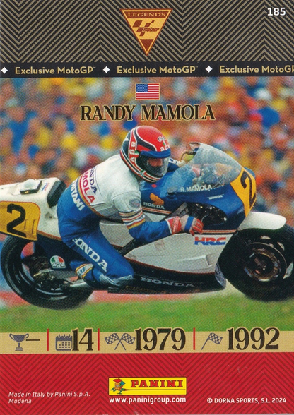 Randy Mamola - Legends - MotoGP 2024 75th Anniversary