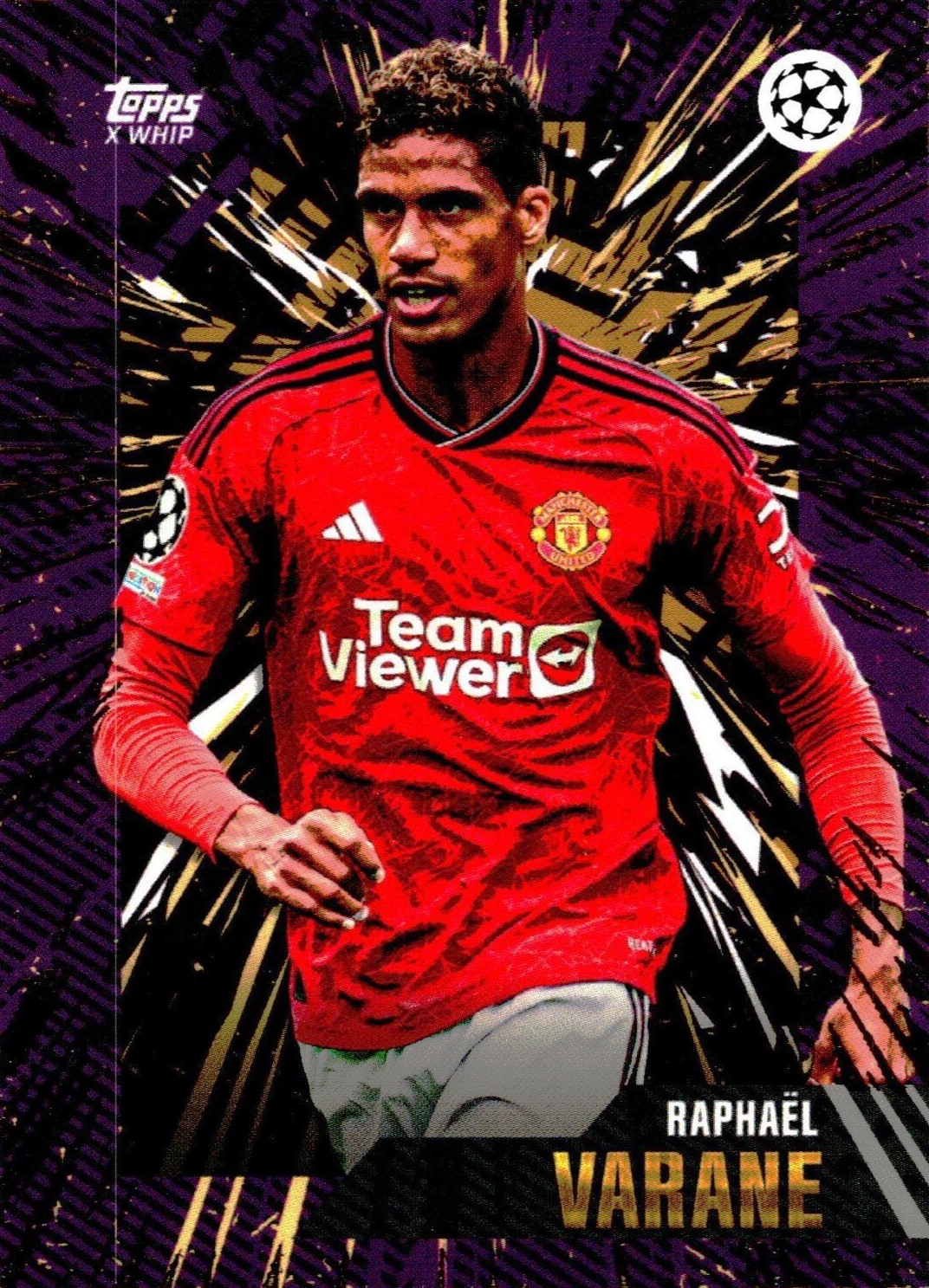 Raphaël Varane - Topps Gold UEFA Club Competitions 23/24