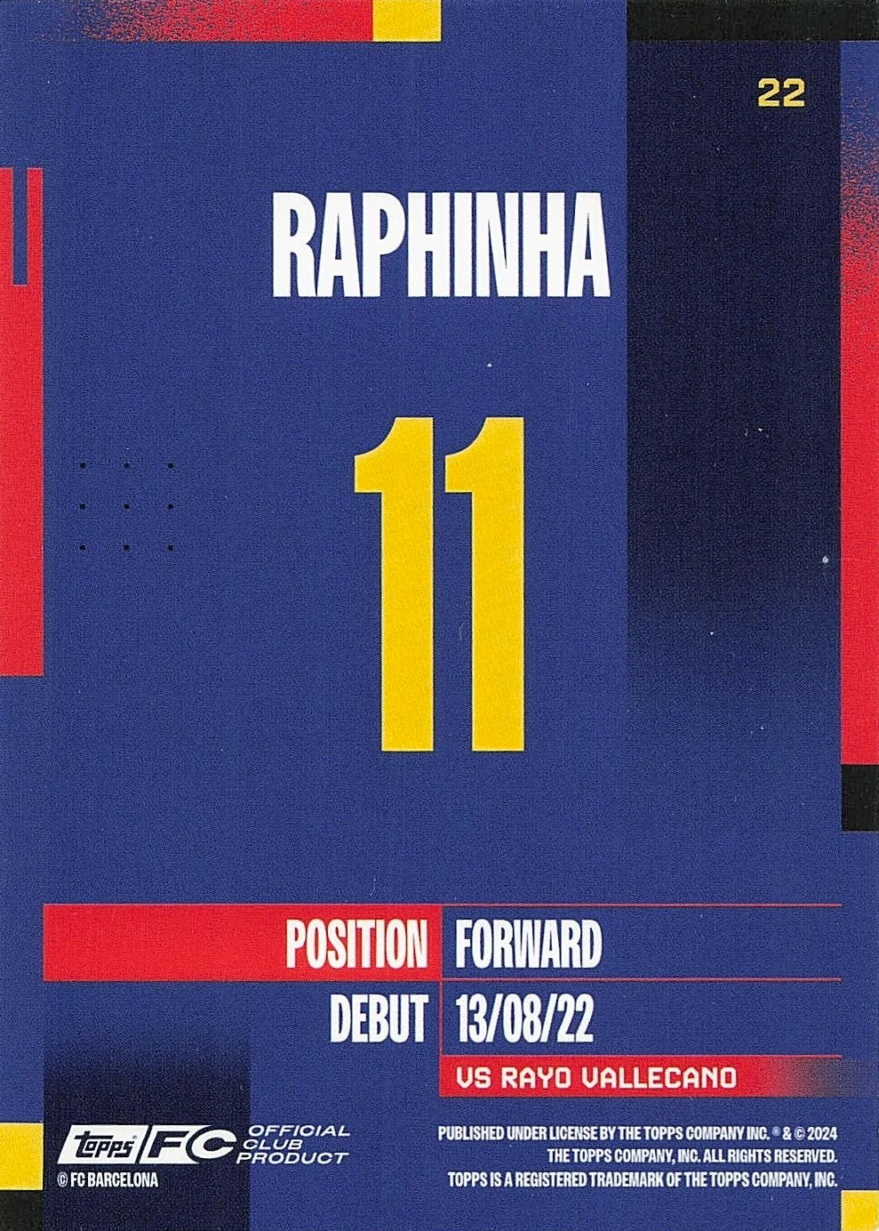Raphinha - Team Set Barcelona 24/25