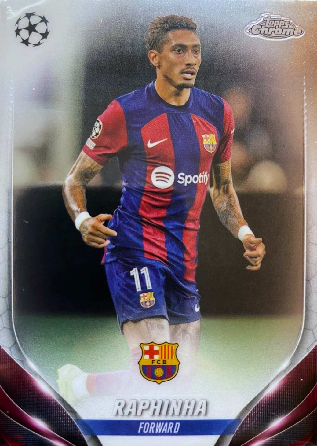 Raphinha - Topps Chrome UEFA Club Competitions 23/24