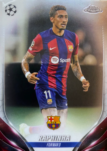Raphinha - Topps Chrome UEFA Club Competitions 23/24