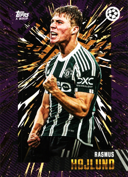 Rasmus Højlund - Topps Gold UEFA Club Competitions 23/24