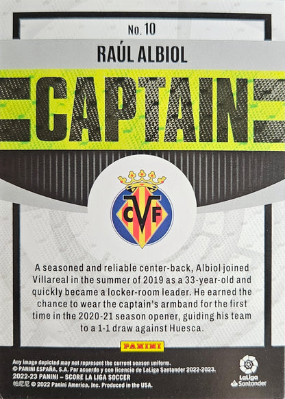 Raúl Albiol - Captain - Score LaLiga 22/23