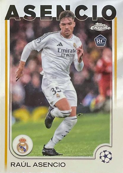 Raúl Asencio (RC) - Topps Chrome UEFA Club Competitions 24/25
