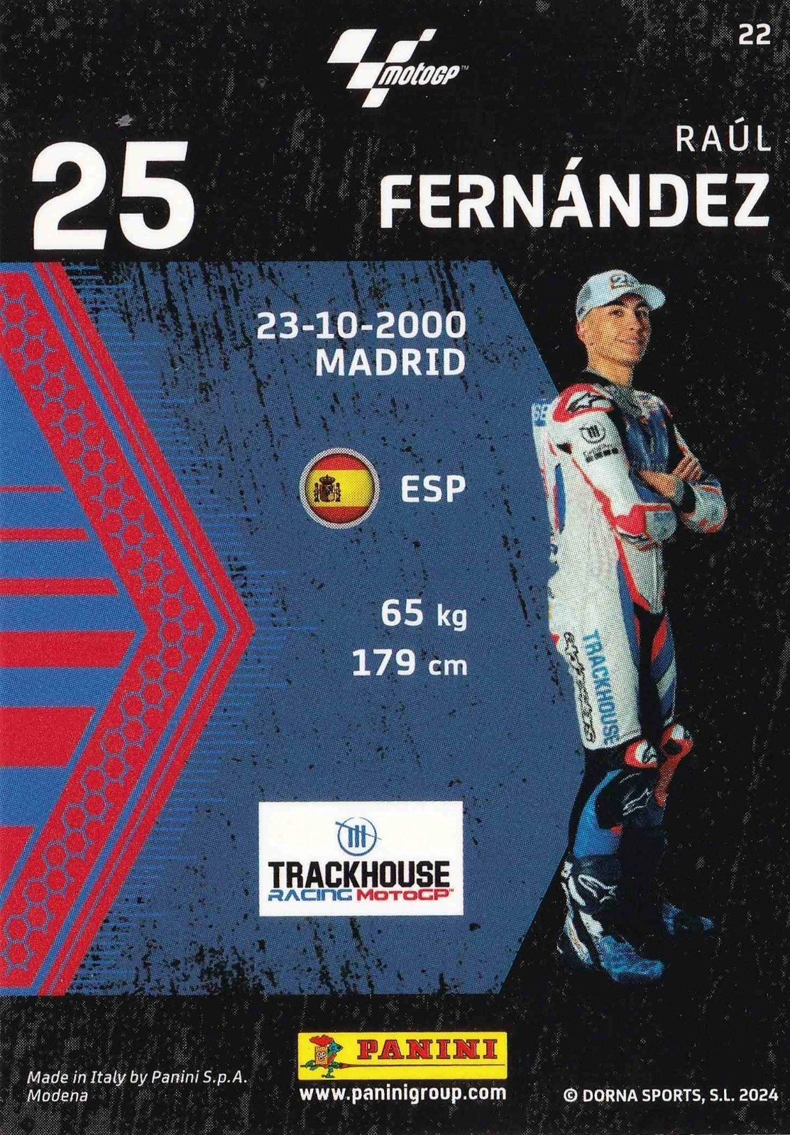 Raúl Fernández - Starting Grid - MotoGP 2024 75th Anniversary