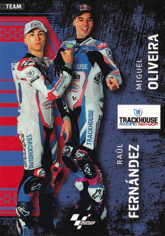 Raúl Fernández y Miguel Oliveira - Team - MotoGP 2024 75th Anniversary