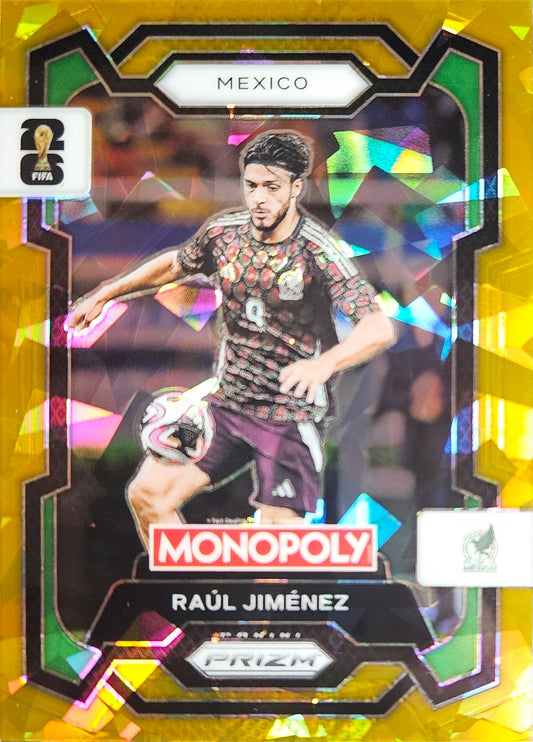 Raúl Jiménez - Gold Cracked Ice - Monopoly Prizm FIFA World Cup 2026