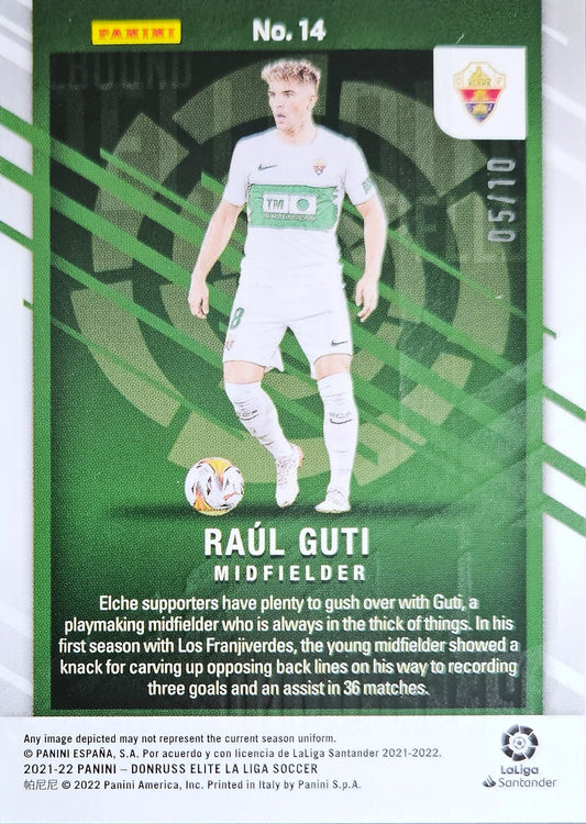 Raúl Guti /10 - Spellbound I - Donruss Elite LaLiga 21/22