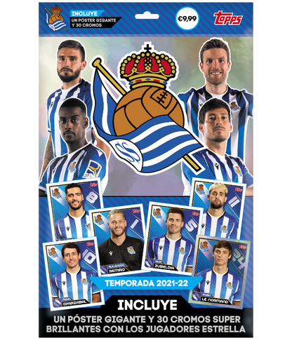 Real Sociedad 2021-22 con 30 cromos - Póster gigante