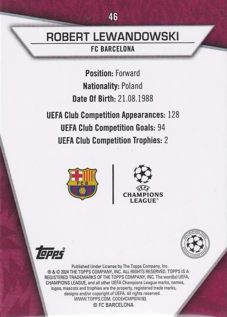 Robert Lewandowski - Common - SuperStars UEFA Club Competitions 23/24