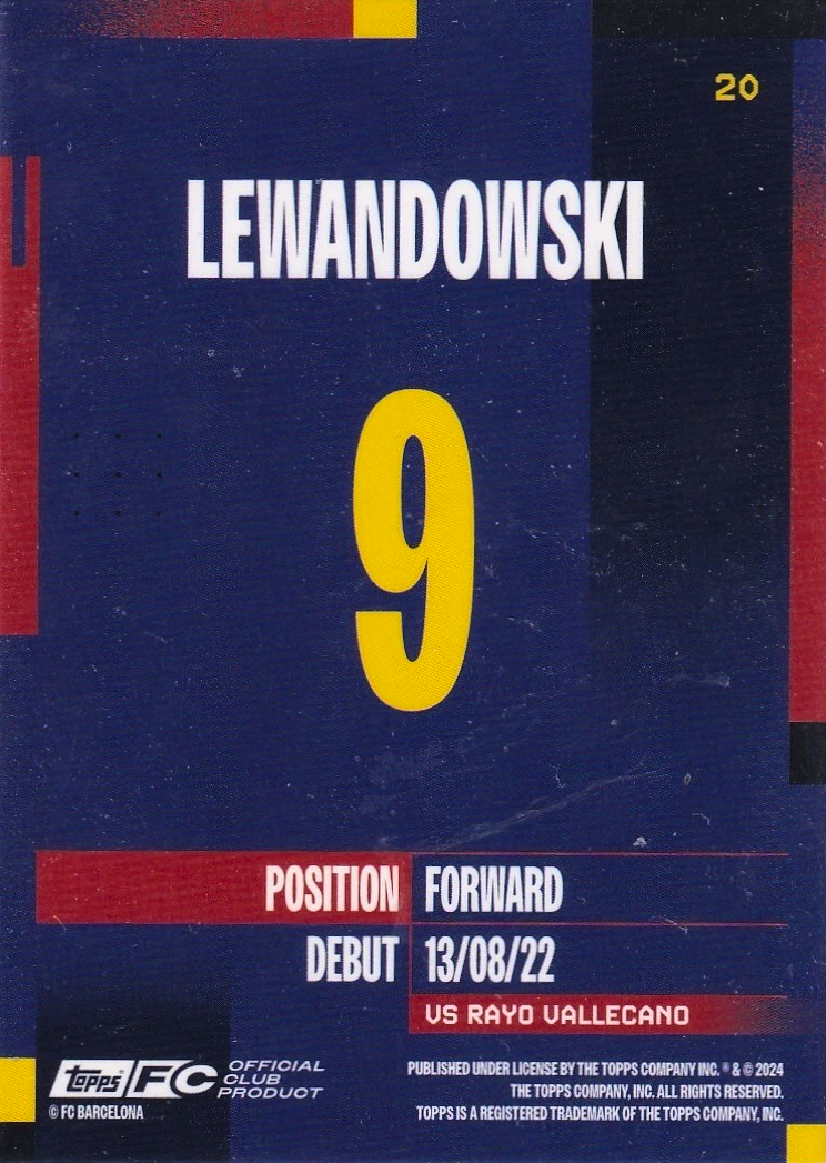 Robert Lewandowski - Team Set Barcelona 24/25