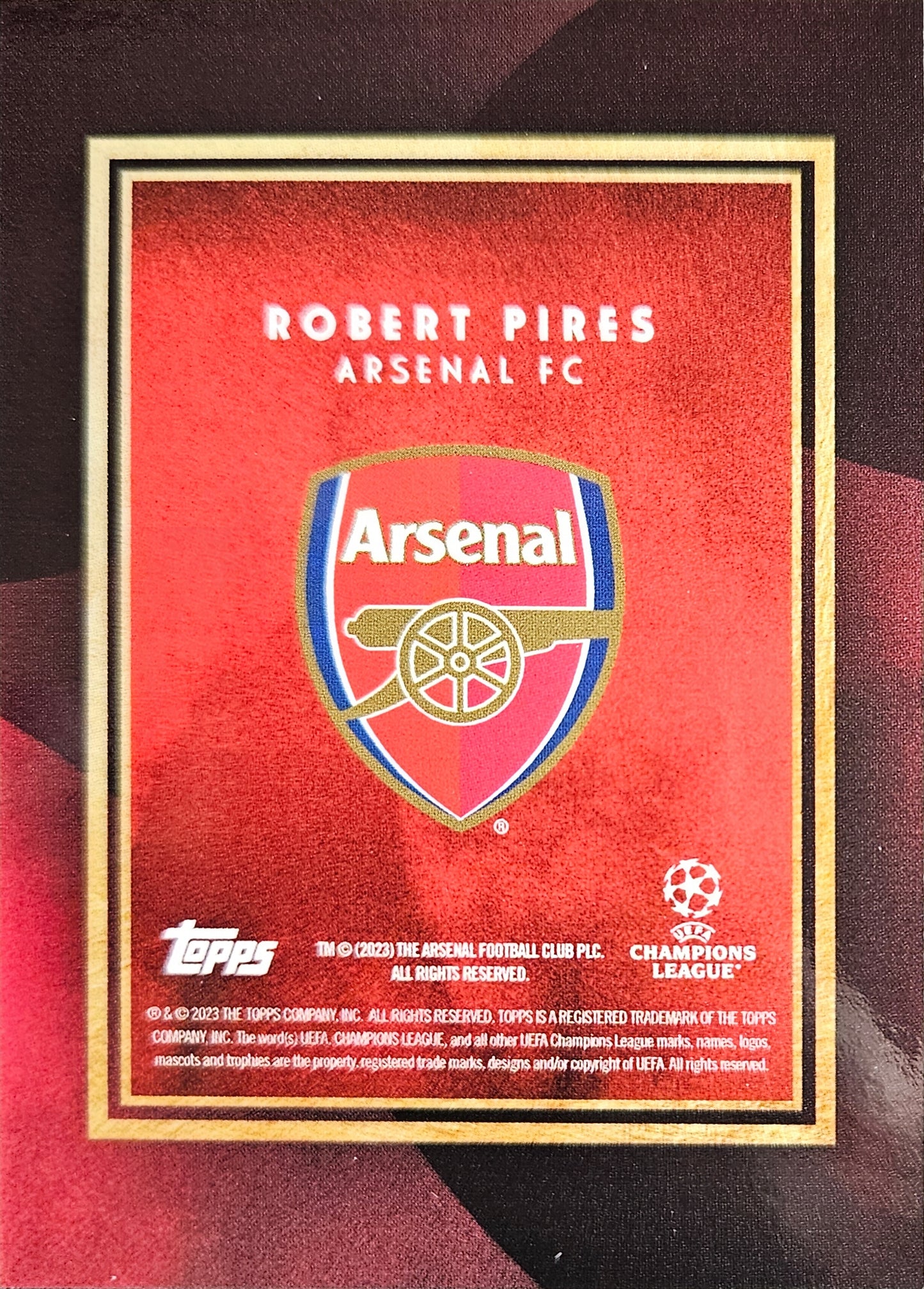 Robert Pirès - Legends - Topps Deco UEFA Club Competitions 22/23
