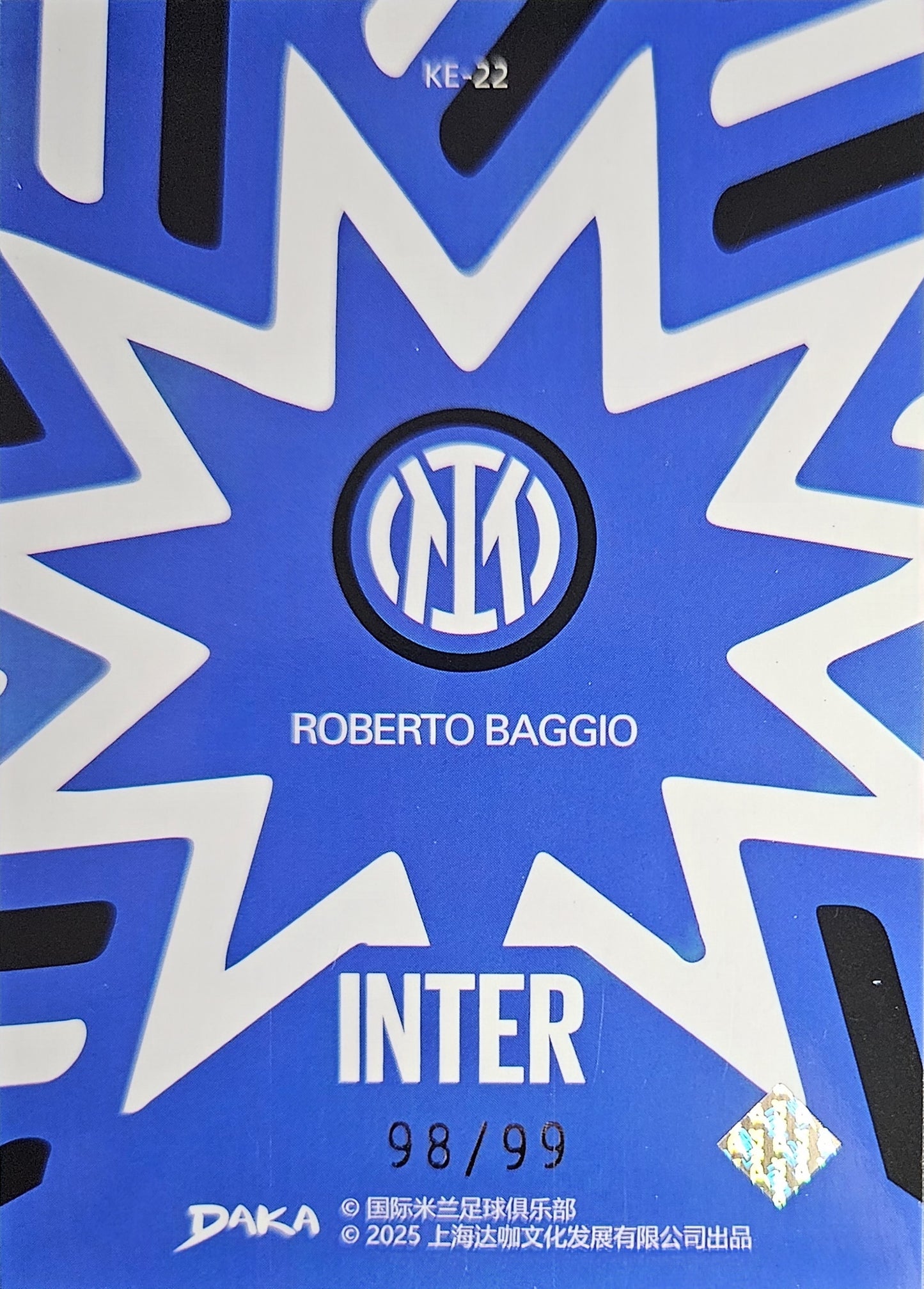 Roberto Baggio /99 - Top Audience Inter 24/25