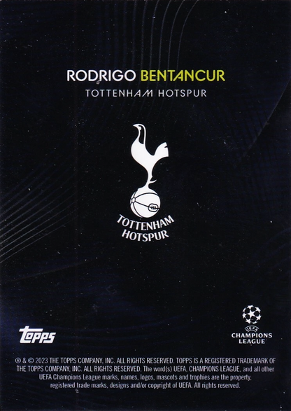 Rodrigo Bentancur - Topps Gold UEFA Club Competitions 23/24