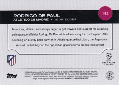 Rodrigo De Paul - UEFA Club Competitions 24/25