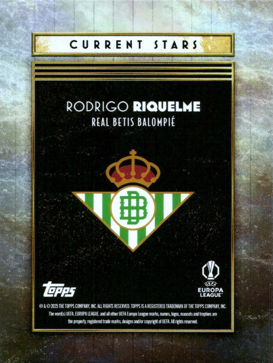 Rodrigo Riquelme - Current Stars - Topps Deco UEFA Club Competitions 25/26