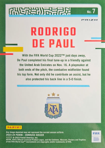 Rodrigo De Paul - Optic Refractor - Donruss 23/24