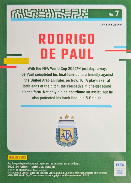 Rodrigo De Paul - Optic Refractor - Donruss 23/24