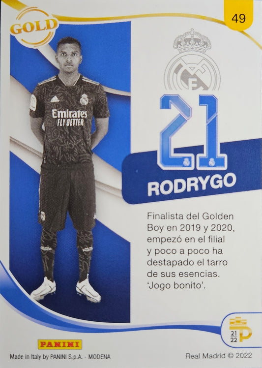 Rodrygo - Gold - Podium Real Madrid 21/22
