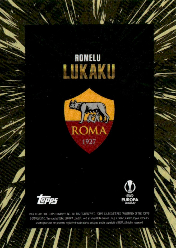 Romelu Lukaku - Topps Gold UEFA Club Competitions 23/24