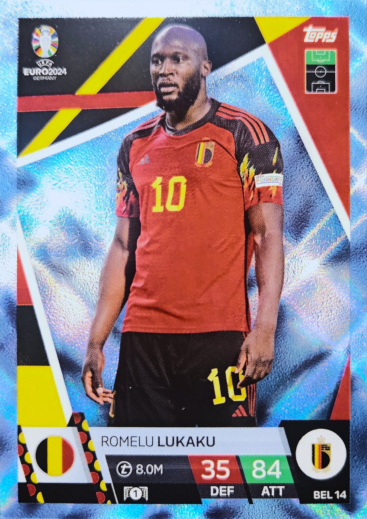 Romelu Lukaku - Cristal - Match Attax Euro 2024 Germany