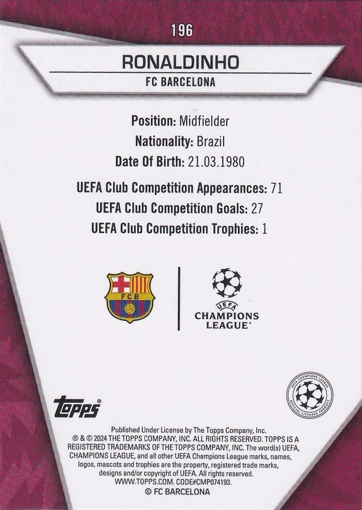 Ronaldinho - Common - SuperStars UEFA Club Competitions 23/24