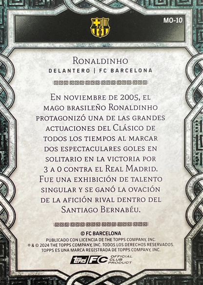 Ronaldinho - Monolyth - Fan Set Barcelona 24/25