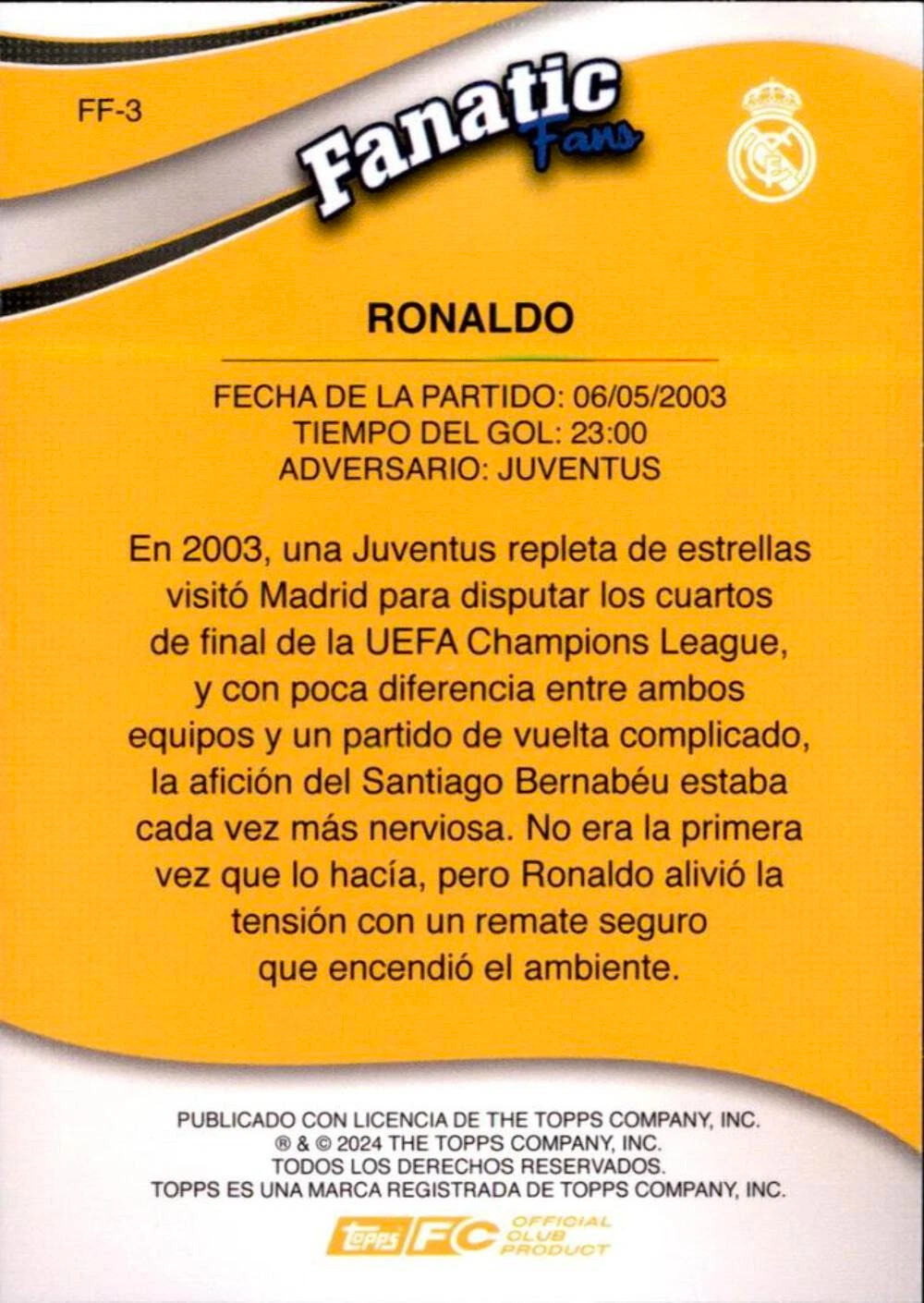 Ronaldo - Fanatic Fans - Fan Set Real Madrid 23/24