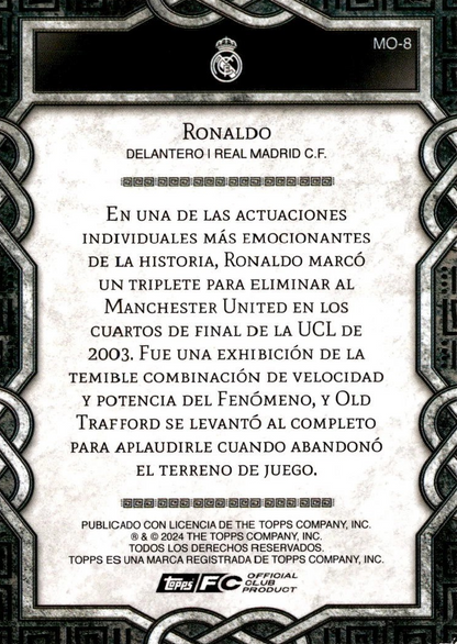 Ronaldo Nazario - Monolyth Electric - Fan Set Real Madrid 24/25
