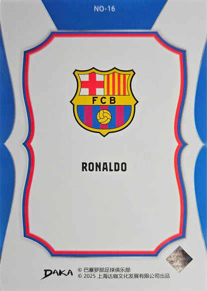 Ronaldo Nazario - NO-16 - Top Audience Barcelona 24/25