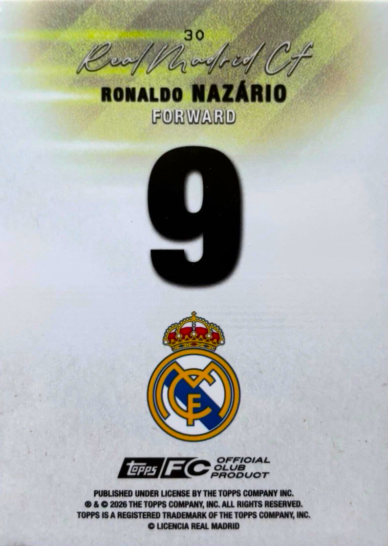 Ronaldo Nazario - Holo - Team Set Real Madrid 25/26
