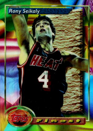 Rony Seikaly - Topps Finest Basketball 93/94